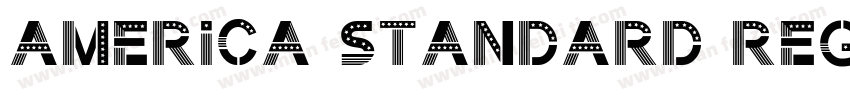 America Standard Regular字体转换